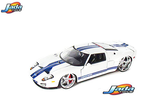 Jada 1/24 2005 Ford Gt Btc White